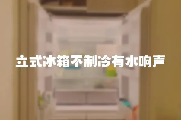 立式冰箱不制冷有水響聲