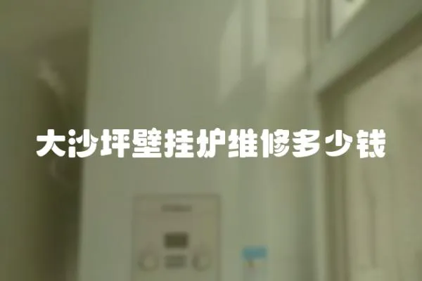 大沙坪壁掛爐維修多少錢