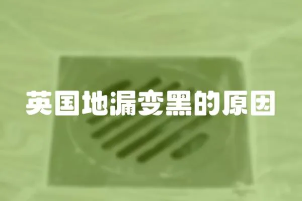 英國地漏變黑的原因