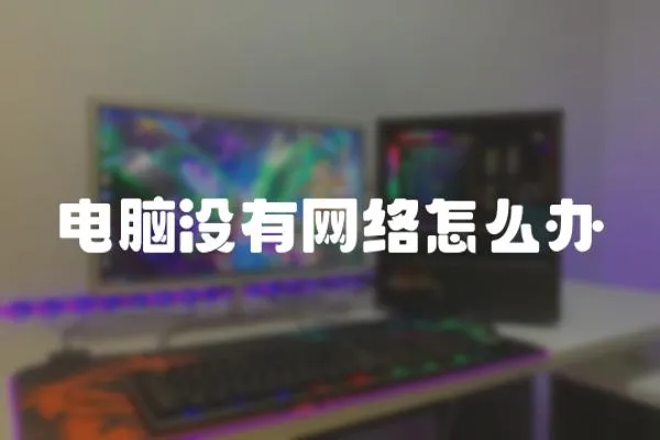 電腦沒有網(wǎng)絡(luò)怎么辦