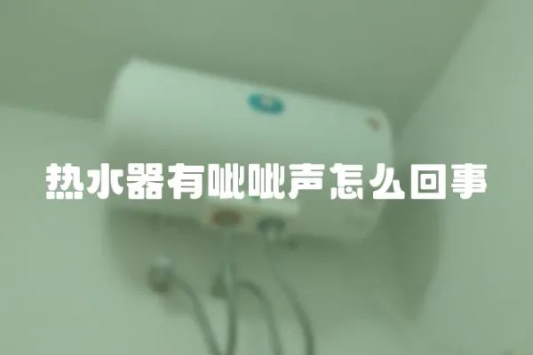 熱水器有呲呲聲怎么回事