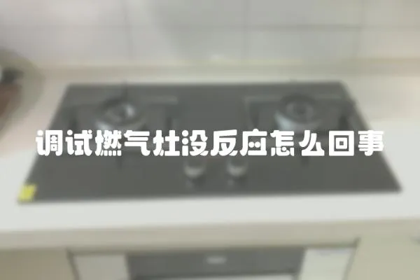 調試燃氣灶沒反應怎么回事