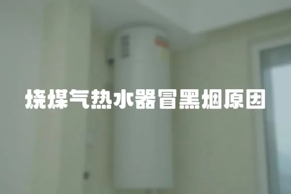 燒煤氣熱水器冒黑煙原因