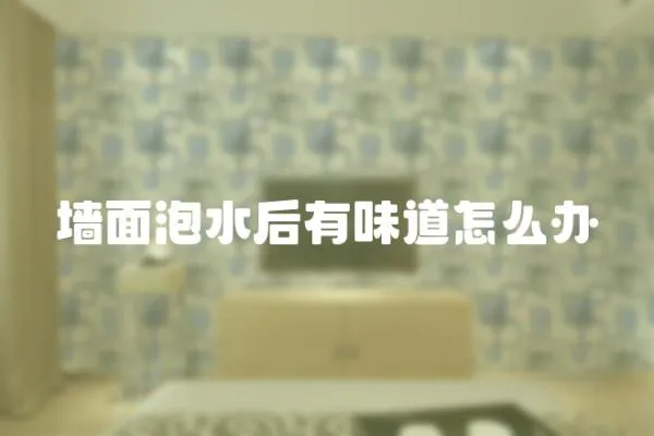 墻面泡水后有味道怎么辦