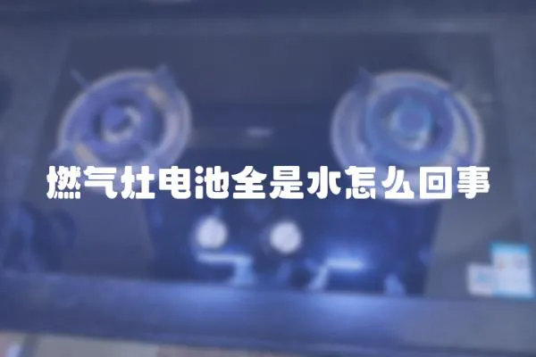燃氣灶電池全是水怎么回事