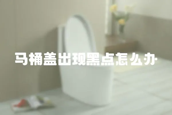 馬桶蓋出現(xiàn)黑點(diǎn)怎么辦