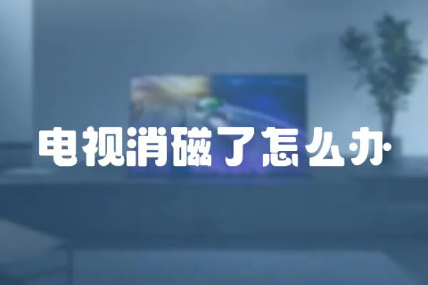 電視消磁了怎么辦