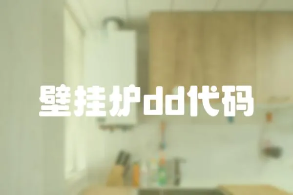 壁掛爐dd代碼
