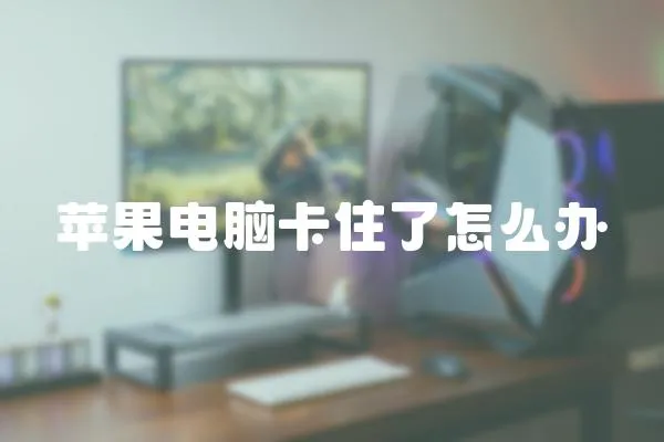 蘋果電腦卡住了怎么辦