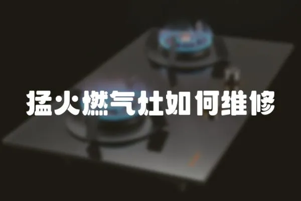 猛火燃氣灶如何維修
