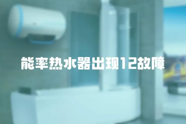 能率熱水器出現(xiàn)12故障