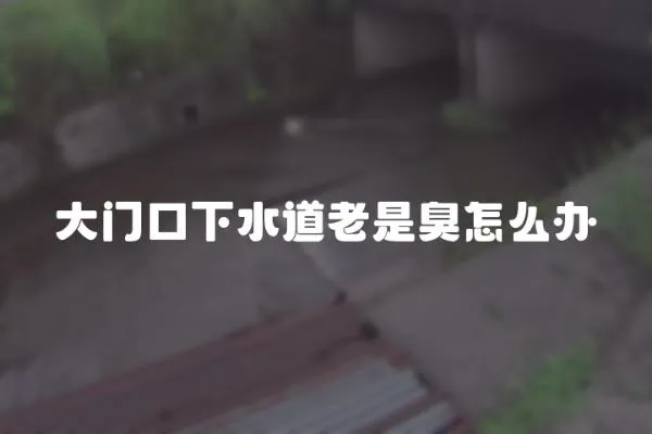 大門口下水道老是臭怎么辦