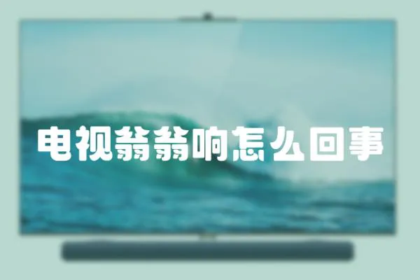 電視翁翁響怎么回事