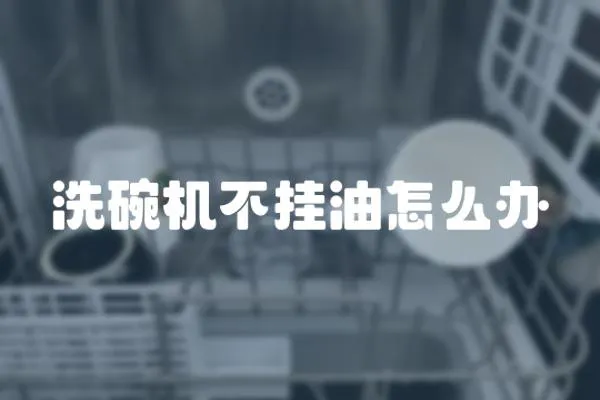 洗碗機不掛油怎么辦