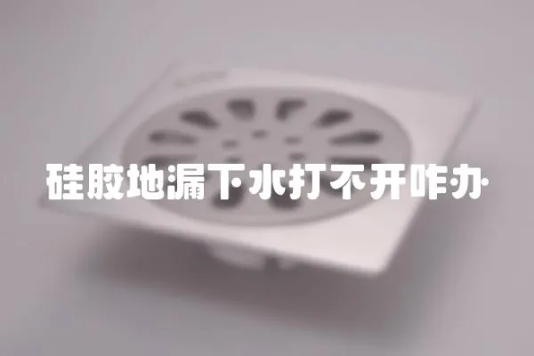 硅膠地漏下水打不開咋辦