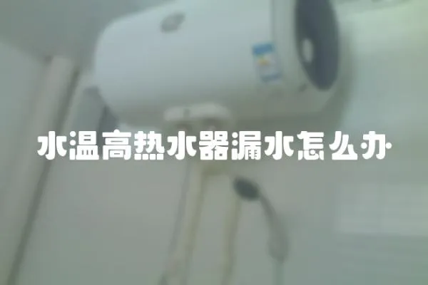 水溫高熱水器漏水怎么辦