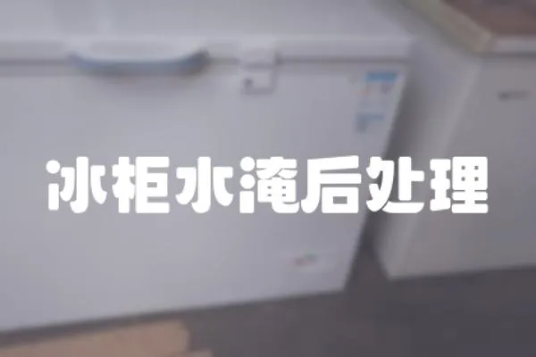 冰柜水淹后處理