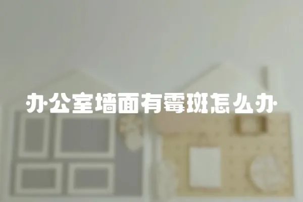 辦公室墻面有霉斑怎么辦