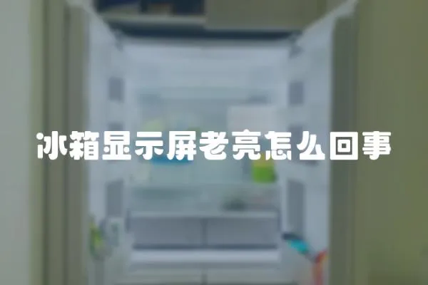 冰箱顯示屏老亮怎么回事