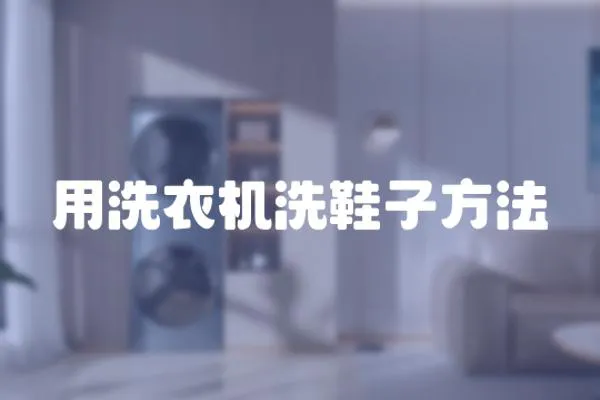 用洗衣機(jī)洗鞋子方法
