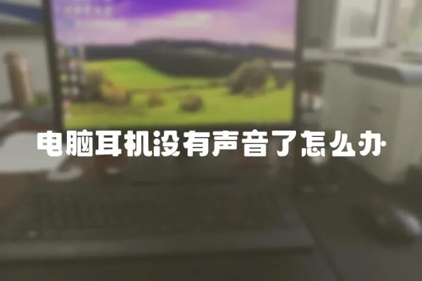 電腦耳機(jī)沒有聲音了怎么辦