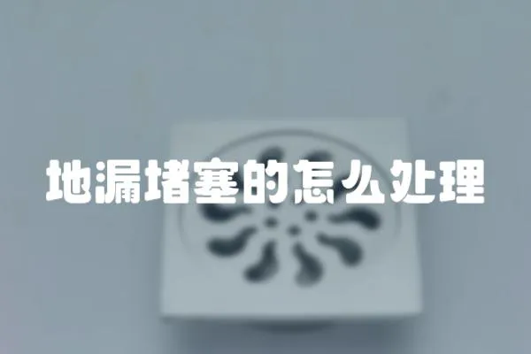 地漏堵塞的怎么處理