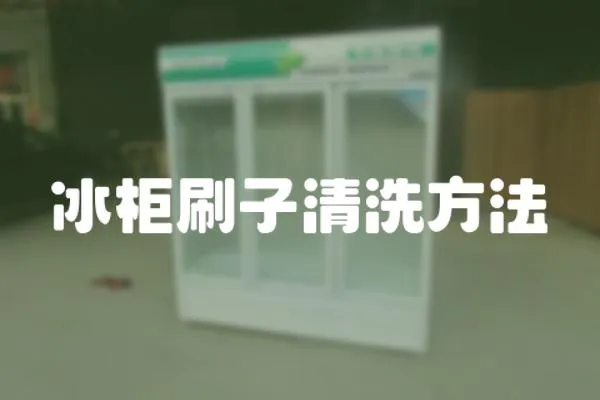 冰柜刷子清洗方法