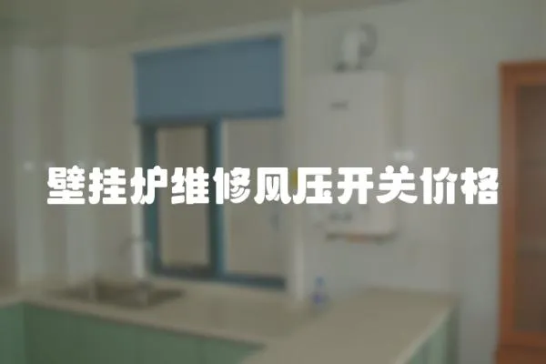 壁掛爐維修風壓開關價格