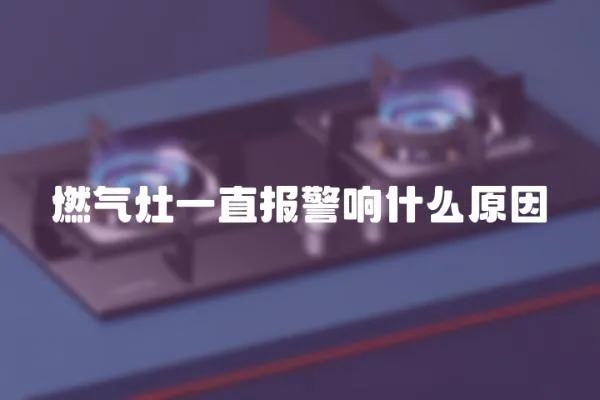 燃氣灶一直報警響什么原因