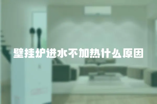 壁掛爐進水不加熱什么原因