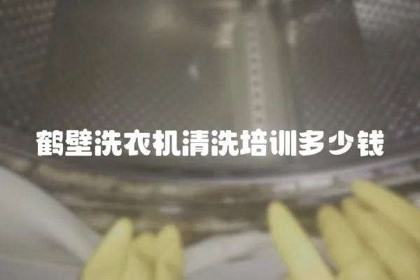 鶴壁洗衣機(jī)清洗培訓(xùn)多少錢