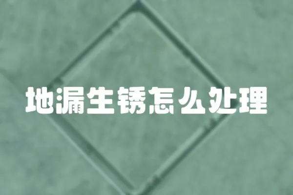 地漏生銹怎么處理