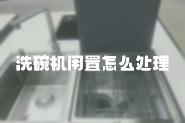 洗碗機閑置怎么處理