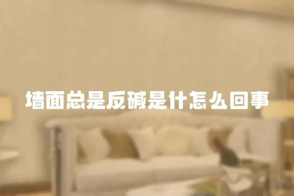 墻面總是反堿是什怎么回事
