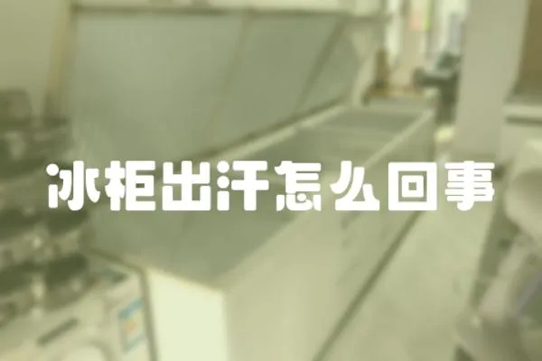 冰柜出汗怎么回事