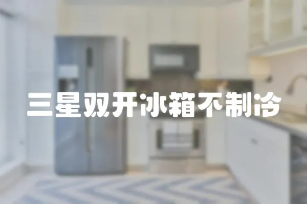 三星雙開冰箱不制冷