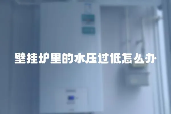 壁掛爐里的水壓過低怎么辦