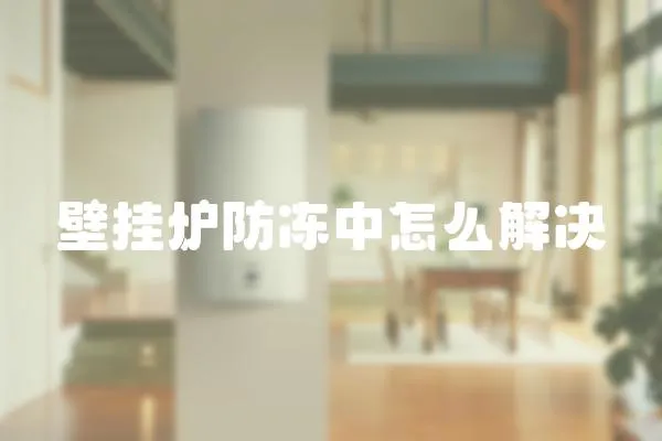 壁掛爐防凍中怎么解決