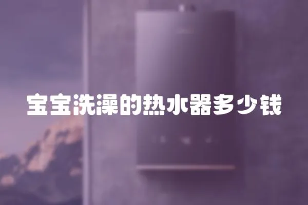 寶寶洗澡的熱水器多少錢