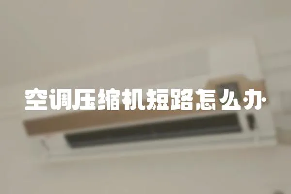 空調(diào)壓縮機(jī)短路怎么辦
