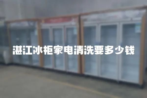 湛江冰柜家電清洗要多少錢