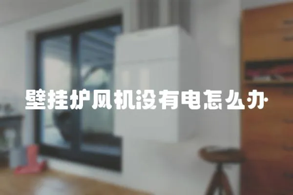 壁掛爐風機沒有電怎么辦