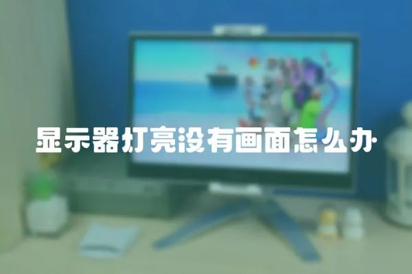 顯示器燈亮沒有畫面怎么辦