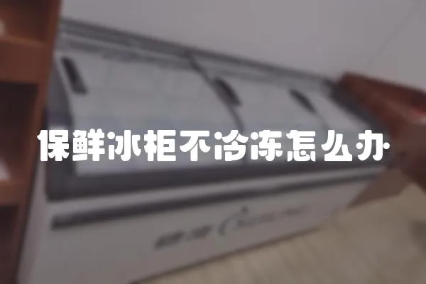 保鮮冰柜不冷凍怎么辦
