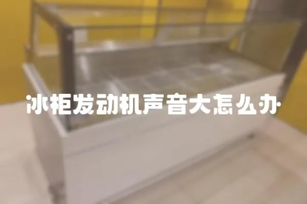 冰柜發動機聲音大怎么辦