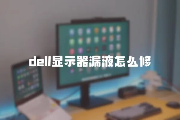 dell顯示器漏液怎么修