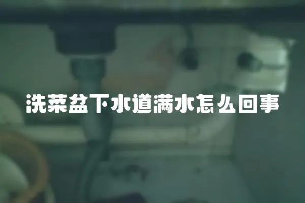 洗菜盆下水道滿水怎么回事