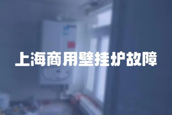 上海商用壁掛爐故障