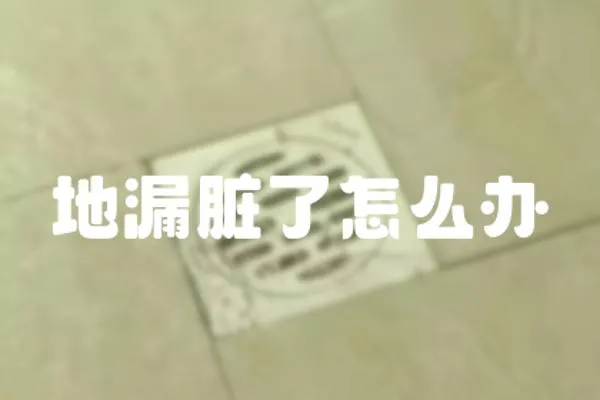 地漏臟了怎么辦