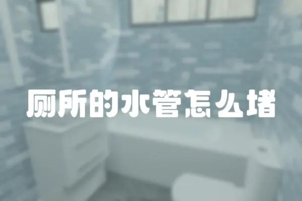 廁所的水管怎么堵